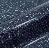 Confetti 722. Голограмма-конфетти черная. Подложка клейкая. Ширина 50 см.
