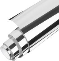 Metallic Soft - МЕ770. СЕРЕБРО. Подложка клейкая. Толщина 80-90 микрон. Ширина 50 см.