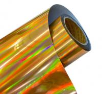 Metallic Soft - МЕ772. ЗОЛОТО ГОЛОГРАММА СПЕКТР. Подложка клейкая. Толщина 80-90 микрон. Ширина 50 см.