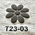Арт. T23-03. Серая PUFF пленка. Вспухает после принта. Подложка клейкая. Ширина 50 см.
