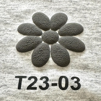 Арт. T23-03. Серая PUFF пленка. Вспухает после принта. Подложка клейкая. Ширина 50 см.